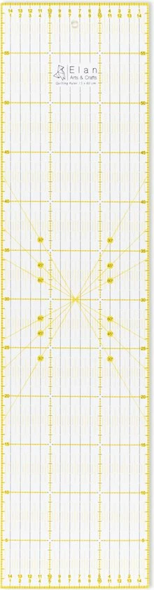 Beste deal ๐ Elan Patchwork Liniaal 60cm X 15cm, Acryl Metrische Liniaal, Patchwork Liniaal, Quilt Liniaal, Kleermakers Liniaal, Snijliniaal, Stoffen Liniaal, Quiltaccessoires, Patchwork Vierkant… ๐ 3 Beste deal ๐ Elan Patchwork Liniaal 60cm X 15cm, Acryl Metrische Liniaal, Patchwork Liniaal, Quilt Liniaal, Kleermakers Liniaal, Snijliniaal, Stoffen Liniaal, Quiltaccessoires, Patchwork Vierkant… ๐