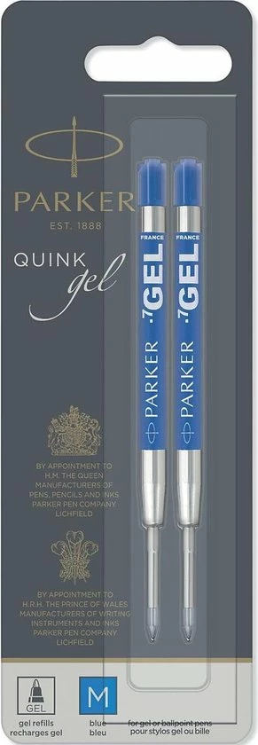 Korting ❤️ Parker Gelpen Vulling | Medium Punt (0,7 Mm) | Blauwe QUINK Inkt | 2 Stuks 🤩 6 Korting ❤️ Parker Gelpen Vulling | Medium Punt (0,7 Mm) | Blauwe QUINK Inkt | 2 Stuks 🤩 - Afbeelding 4