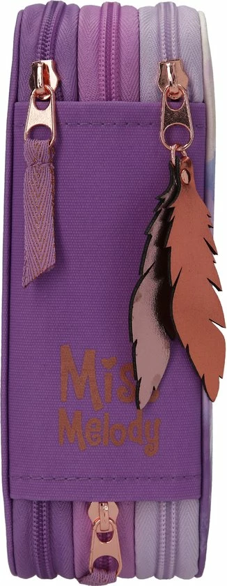 Gloednieuw ๐งจ Depesche Miss Melody 3-vaks Etui VIOLET DREAMS ๐ 5 Gloednieuw ๐งจ Depesche Miss Melody 3-vaks Etui VIOLET DREAMS ๐ - Afbeelding 3