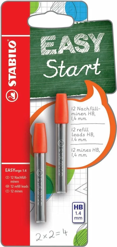 Coupon 🧨 STABILO EASYergo - Vulpotloodvulling - 1.4 Mm - Blister 12 Stuks ❤️ 3 Coupon 🧨 STABILO EASYergo - Vulpotloodvulling - 1.4 Mm - Blister 12 Stuks ❤️