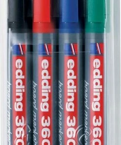 Alternative view of Begroting 👍 Edding 360 Whiteboard Marker 1.5-3mm Ronde Punt - 4 Stuks/kleuren 😉