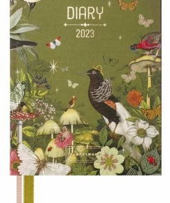 Goedkoop 😉 Pimpelmees Diary A4 2023 - Sage FSC 👍