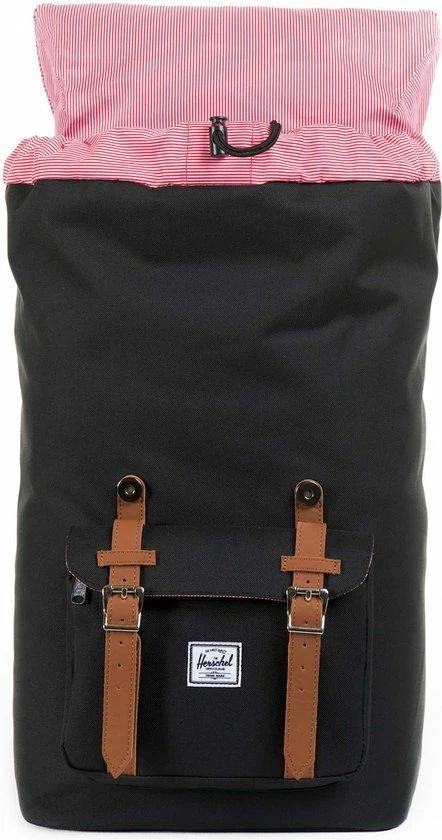 Flash-uitverkoop ๐ Herschel Little America - Black/Tan Synthetic Leather / Ruime Rugzak Met 25L Opbergvolume - 15" Fleece-gevoerd Laptopvak - Magnetische Sluiting / Met Levenslange Fabrieksgarantie / Limited Lifetime Warranty / Zwart ๐ 24 Flash-uitverkoop ๐ Herschel Little America - Black/Tan Synthetic Leather / Ruime Rugzak Met 25L Opbergvolume - 15" Fleece-gevoerd Laptopvak - Magnetische Sluiting / Met Levenslange Fabrieksgarantie / Limited Lifetime Warranty / Zwart ๐ - Afbeelding 22