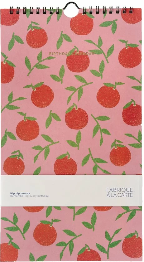 Kopen 🎁 A-Journal Fabrique A La Carte Verjaardagskalender - Peach ✔️ 3 Kopen 🎁 A-Journal Fabrique A La Carte Verjaardagskalender - Peach ✔️
