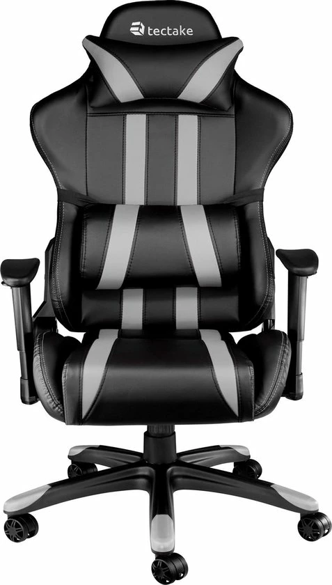Beste Pirce 😍 TecTake Gaming Chair Bureaustoel - Premium Racing - Zwart/Grijs - Kunstleer - Verstelbaar ❤️ 11 Beste Pirce 😍 TecTake Gaming Chair Bureaustoel - Premium Racing - Zwart/Grijs - Kunstleer - Verstelbaar ❤️ - Afbeelding 9