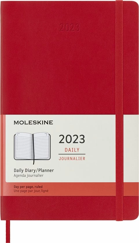 Beste deal ⭐ Moleskine 12 Maanden Agenda - 2023 - Dagelijks - Large - Zachte Kaft - Rood 👍 3 Beste deal ⭐ Moleskine 12 Maanden Agenda - 2023 - Dagelijks - Large - Zachte Kaft - Rood 👍