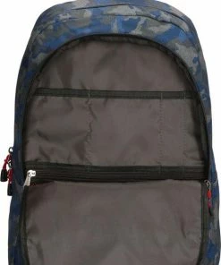Beste Verkoop 😍 Enrico Benetti CAMOUFLAGE Blauw Rugtas School Tas Rugzak Large 15" 🎉 -A-journal shop 489x840 1