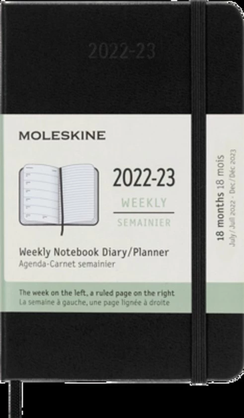 Top 10 🛒 Moleskine 18 Maanden Agenda - 2022/23 - Wekelijks - Pocket - Harde Kaft - Zwart 👍 13 Top 10 🛒 Moleskine 18 Maanden Agenda - 2022/23 - Wekelijks - Pocket - Harde Kaft - Zwart 👍 - Afbeelding 11