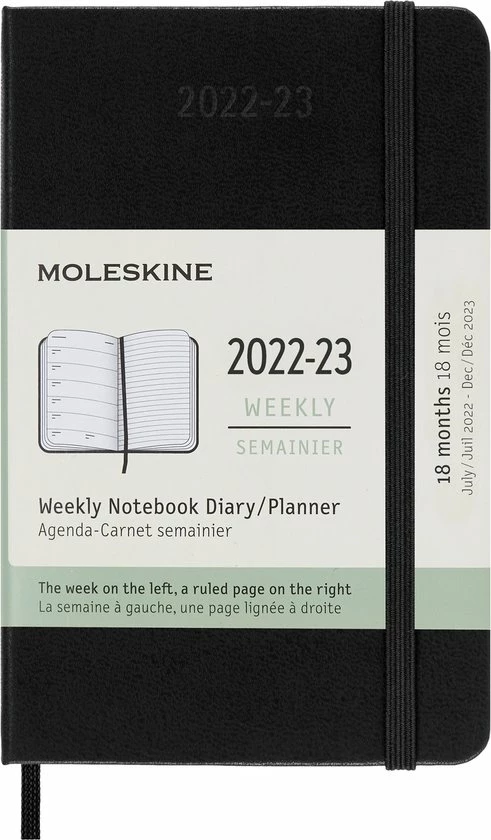 Top 10 🛒 Moleskine 18 Maanden Agenda - 2022/23 - Wekelijks - Pocket - Harde Kaft - Zwart 👍 3 Top 10 🛒 Moleskine 18 Maanden Agenda - 2022/23 - Wekelijks - Pocket - Harde Kaft - Zwart 👍