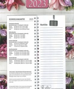 Kopen ⌛ MGPcards - Omleg-weekkalender 2023 - Week Begint Op Maandag - Bloemen - Roze ⭐ -A-journal shop 509x840