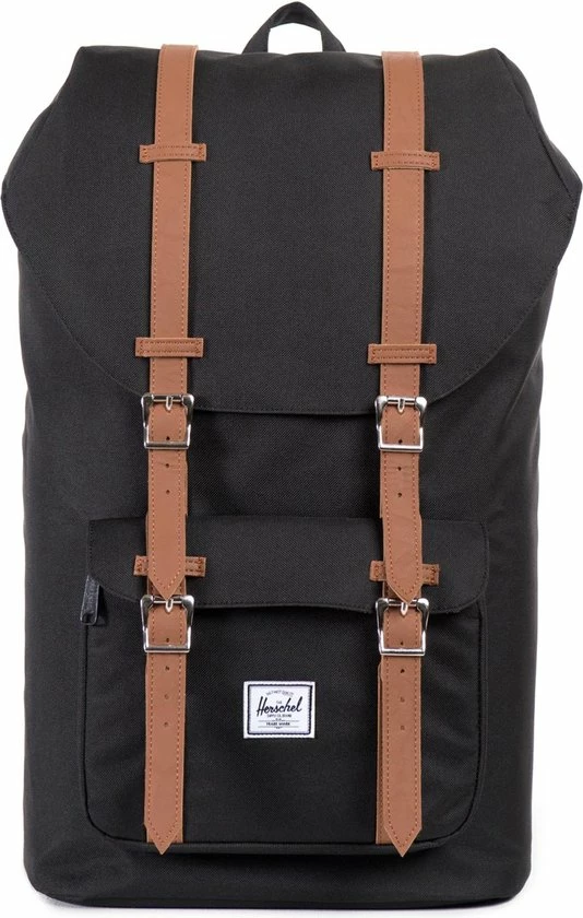 Flash-uitverkoop ๐ Herschel Little America - Black/Tan Synthetic Leather / Ruime Rugzak Met 25L Opbergvolume - 15" Fleece-gevoerd Laptopvak - Magnetische Sluiting / Met Levenslange Fabrieksgarantie / Limited Lifetime Warranty / Zwart ๐ 18 Flash-uitverkoop ๐ Herschel Little America - Black/Tan Synthetic Leather / Ruime Rugzak Met 25L Opbergvolume - 15" Fleece-gevoerd Laptopvak - Magnetische Sluiting / Met Levenslange Fabrieksgarantie / Limited Lifetime Warranty / Zwart ๐ - Afbeelding 16