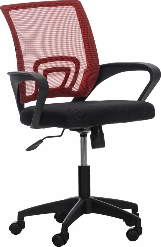 Beste Verkoop 👏 CLP Auburn Bureaustoel Rood ⌛ 6 Beste Verkoop 👏 CLP Auburn Bureaustoel Rood ⌛ - Afbeelding 4