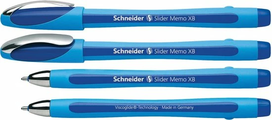 Nieuw ๐งจ Balpen Schneider Slider Memo XB 1,4mm Kogelbreedte Blauw S-150203 โค๏ธ 11 Nieuw ๐งจ Balpen Schneider Slider Memo XB 1,4mm Kogelbreedte Blauw S-150203 โค๏ธ - Afbeelding 9