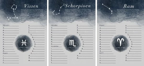 Gloednieuw ๐ฅฐ Tamar Asmawidjaja Bixorp Stars Sterrenbeeld Verjaardagskalender Zonder Jaartal - Uniek Design - Volgt De Sterrenbeelden En Niet De Maanden - Ophangbare Wandkalender - Sterrenbeeld Kalender - Volwassenen En Kinderen - A4 Formaat Gerecycled Papier ๐งจ 7 Gloednieuw ๐ฅฐ Tamar Asmawidjaja Bixorp Stars Sterrenbeeld Verjaardagskalender Zonder Jaartal - Uniek Design - Volgt De Sterrenbeelden En Niet De Maanden - Ophangbare Wandkalender - Sterrenbeeld Kalender - Volwassenen En Kinderen - A4 Formaat Gerecycled Papier ๐งจ - Afbeelding 5