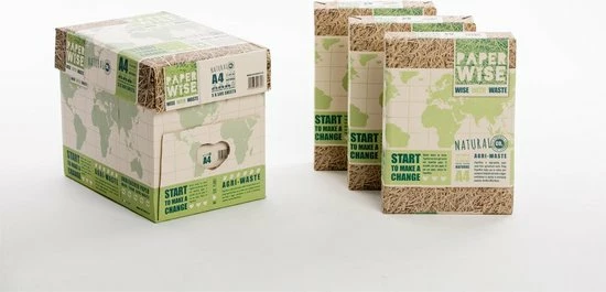 Flash-uitverkoop 😍 PaperWise Kopieer- Printpapier, A4 210x297mm, 72 Gr/m² - 500 Vel - Milieuvriendelijk, CO2-neutraal, Ongebleekt Papier Van 100% Landbouwafval 🥰 6 Flash-uitverkoop 😍 PaperWise Kopieer- Printpapier, A4 210x297mm, 72 Gr/m² - 500 Vel - Milieuvriendelijk, CO2-neutraal, Ongebleekt Papier Van 100% Landbouwafval 🥰 - Afbeelding 4