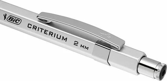 Begroting ๐ BIC Vulpotlood Criterium 2 Mm HB - Zilver - Pak Van 1 ๐งจ 5 Begroting ๐ BIC Vulpotlood Criterium 2 Mm HB - Zilver - Pak Van 1 ๐งจ - Afbeelding 3