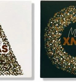 Alternative view of Aanbiedingen 🤩 Cards & Crafts 50 Luxe Vierkante Kerst- En Nieuwjaarskaarten Met Pen - 10x10cm - Gevouwen Kaarten Met Enveloppen 🎉