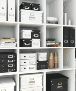 Alternative view of Top 10 💯 Leitz WOW Click & Store Middelgrote Kartonnen Opbergdoos Met Deksel - 28.1 X 37 Cm (BxD) - Voor A4 Formaten - Ideaal Voor Kantoor En Thuiswerken/Thuiswerkplek - Zwart 🛒