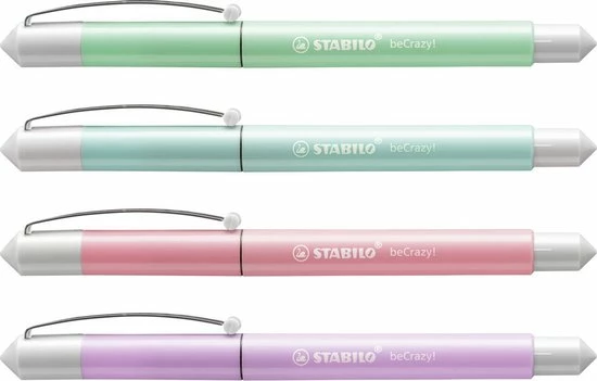 Hete verkoop 🥰 STABILO BeCrazy! - Vulpen - Pastel Lila/Wit + 1 Inkt Cartridge Blauw 🥰 9 Hete verkoop 🥰 STABILO BeCrazy! - Vulpen - Pastel Lila/Wit + 1 Inkt Cartridge Blauw 🥰 - Afbeelding 7