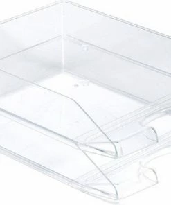 Alternative view of Beste deal 👍 Merkloos Esselte Brievenbak Transparant A4 3x Stuks - Kantoor Postbakjes - Kantoor Artikelen - Organiseren En Opruimen 🤩