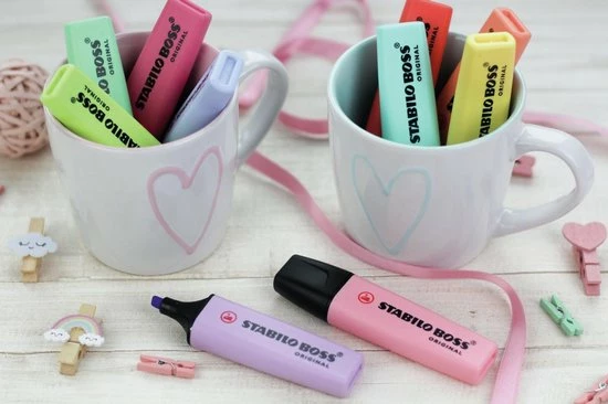 Beste deal ๐ STABILO BOSS ORIGINAL Pastel - Markeerstift - Markeren Met Pastelkleuren - Etui Met 4 Kleuren โ๏ธ 7 Beste deal ๐ STABILO BOSS ORIGINAL Pastel - Markeerstift - Markeren Met Pastelkleuren - Etui Met 4 Kleuren โ๏ธ - Afbeelding 5
