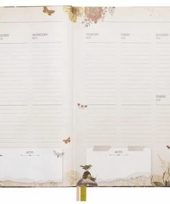 Goedkoop 😉 Pimpelmees Diary A4 2023 - Sage FSC 👍 -A-journal shop 550x366 16