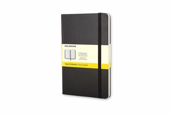 Aanbiedingen 🔔 Moleskine Classic Notitieboek - Large - Hardcover - Geruit - Zwart ❤️ 3 Aanbiedingen 🔔 Moleskine Classic Notitieboek - Large - Hardcover - Geruit - Zwart ❤️