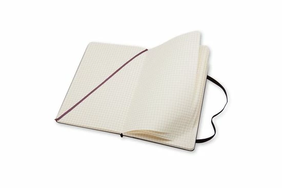 Aanbiedingen 🔔 Moleskine Classic Notitieboek - Large - Hardcover - Geruit - Zwart ❤️ 5 Aanbiedingen 🔔 Moleskine Classic Notitieboek - Large - Hardcover - Geruit - Zwart ❤️ - Afbeelding 3