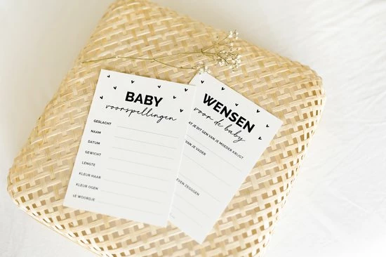 Promo ๐ Weliketolove 25x Hippe Babyshower Invulkaarten (A6 Formaat) - Babyshower Cadeau - Jongen - Meisje - Neutraal - Zwart En Wit - Wenskaarten - Babyshower Invulkaarten Meisje - Babyshower Invulkaarten Jongen โค๏ธ 10 Promo ๐ Weliketolove 25x Hippe Babyshower Invulkaarten (A6 Formaat) - Babyshower Cadeau - Jongen - Meisje - Neutraal - Zwart En Wit - Wenskaarten - Babyshower Invulkaarten Meisje - Babyshower Invulkaarten Jongen โค๏ธ - Afbeelding 8