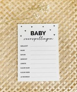 Promo ๐ Weliketolove 25x Hippe Babyshower Invulkaarten (A6 Formaat) - Babyshower Cadeau - Jongen - Meisje - Neutraal - Zwart En Wit - Wenskaarten - Babyshower Invulkaarten Meisje - Babyshower Invulkaarten Jongen โค๏ธ 24 Promo ๐ Weliketolove 25x Hippe Babyshower Invulkaarten (A6 Formaat) - Babyshower Cadeau - Jongen - Meisje - Neutraal - Zwart En Wit - Wenskaarten - Babyshower Invulkaarten Meisje - Babyshower Invulkaarten Jongen โค๏ธ -A-journal shop 550x366 49
