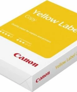 Aanbiedingen ❤️ Canon Kopieer/printpapier - Yellow Label Copy - PEFC - A4 - 80 Grams - 1 Pak A 500 Vel ✨