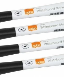 Top 10 🎁 Nobo Glide Whiteboard Markers Met Fijne Punt - Pak Van 4 Stuks - Zwart 🎁 -A-journal shop 550x387 8
