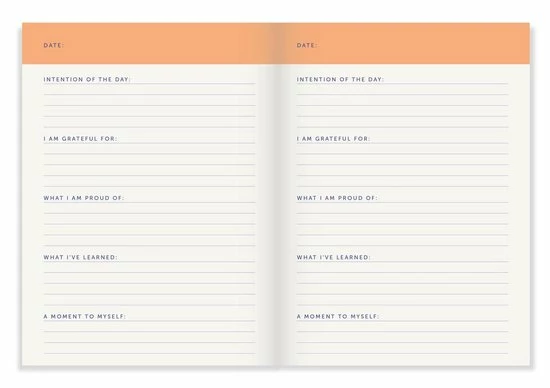 Flash-uitverkoop ⌛ A-journal Dagboek - Daily Journal - 5 Minuten Dagboek - Oranje Lila Blauwe Ruit ⌛ 5 Flash-uitverkoop ⌛ A-journal Dagboek - Daily Journal - 5 Minuten Dagboek - Oranje Lila Blauwe Ruit ⌛ - Afbeelding 3