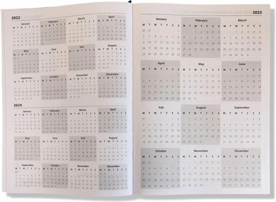 Nieuw โญ IG Design A4 Dag Agenda - Kunstleder Cover - Grijs - 21x29cm 1 D/p - 2023 ๐ 10 Nieuw โญ IG Design A4 Dag Agenda - Kunstleder Cover - Grijs - 21x29cm 1 D/p - 2023 ๐ - Afbeelding 8
