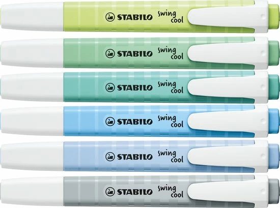 Coupon ❤️ STABILO Swing Cool Pastel IN KOUDE KLEUREN - Markeerstift - Etui Met 6 Pastel Kleuren 🔔 8 Coupon ❤️ STABILO Swing Cool Pastel IN KOUDE KLEUREN - Markeerstift - Etui Met 6 Pastel Kleuren 🔔 - Afbeelding 6