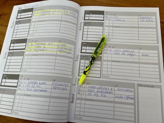 Nieuw ๐ PUber Slimme Planagenda - Planner / Plan Agenda / Huiswerkagenda / Schoolagenda ๐งจ 6 Nieuw ๐ PUber Slimme Planagenda - Planner / Plan Agenda / Huiswerkagenda / Schoolagenda ๐งจ - Afbeelding 4