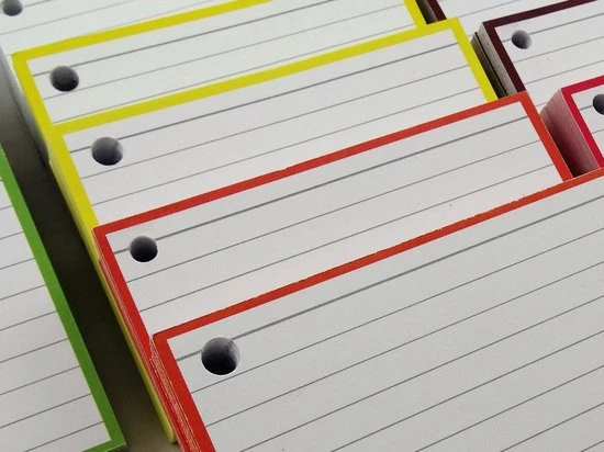 Uitgang ๐คฉ Leitner Flashcards - A7 Pakket Kleur 500 Stuks + Perforatie En 5 Ringen - 10 Pakjes In 10 Kleuren - 100% FSC Karton & 100% Gemaakt In NL ๐คฉ 7 Uitgang ๐คฉ Leitner Flashcards - A7 Pakket Kleur 500 Stuks + Perforatie En 5 Ringen - 10 Pakjes In 10 Kleuren - 100% FSC Karton & 100% Gemaakt In NL ๐คฉ - Afbeelding 5