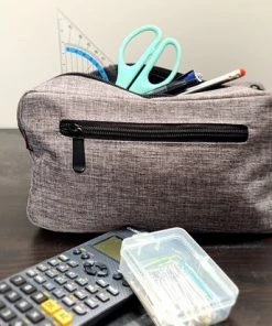 Coupon ๐ฏ Sports Active Etui Jongens - Etui Meisjes - Etui Voor School - Unisex - Lichtgrijs ๐คฉ