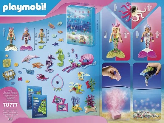 Groothandel ๐ฅ PLAYMOBIL Advent Calendar 70777 Mermaids Bathing Fun With Many Surprises, For Example The Colors Of The Mermaids Change In Warm Water, Including Great Bath Products, 83 Pieces, From 4 Years ๐ 5 Groothandel ๐ฅ PLAYMOBIL Advent Calendar 70777 Mermaids Bathing Fun With Many Surprises, For Example The Colors Of The Mermaids Change In Warm Water, Including Great Bath Products, 83 Pieces, From 4 Years ๐ - Afbeelding 3