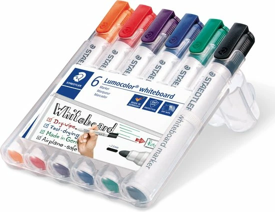 Promo 😉 STAEDTLER Lumocolor Whiteboard Marker - Box 6 St 🤩 3 Promo 😉 STAEDTLER Lumocolor Whiteboard Marker - Box 6 St 🤩