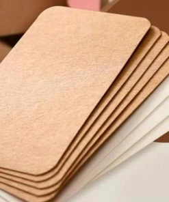 Alternative view of Goedkoopste 🔥 Kraft / Naturel Label Kaartje - Kartonnen Kadolabel | Karton | Effen - Blanco - Kaart - Labels - Kraftpapier - Memokaart | Cadeau - Gift Tag - Leuk Verpakt | Geschenk | DH Collection 🌟