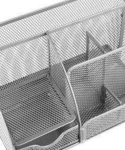 Alternative view of Kopen 🌟 Livettti.NL Livetti® Bureau Organizer Pennenbakje Penhouder 21,5x14x12,5 Cm -Grijs 😉
