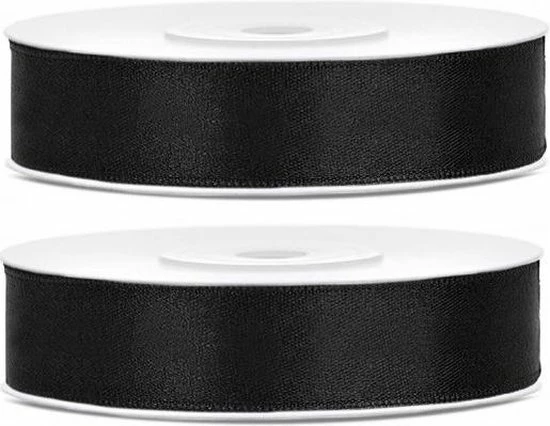 Top 10 β€οΈ Merkloos 2x Satijn Sierlint Rollen Zwart 12 Mm - Sierlinten - Cadeaulinten - Decoratielinten π 3 Top 10 β€οΈ Merkloos 2x Satijn Sierlint Rollen Zwart 12 Mm - Sierlinten - Cadeaulinten - Decoratielinten π