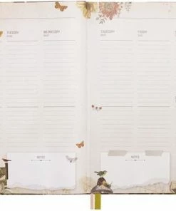 Goedkoop 😉 Pimpelmees Diary A4 2023 - Sage FSC 👍 -A-journal shop 550x427 1