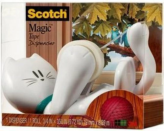 Beste recensies van ๐ Scotch® Tape Dispenser Design Cat, Wit + 1 Rol Scotch® Magic™ Tape 19mm X 8.89m ๐งจ 4 Beste recensies van ๐ Scotch® Tape Dispenser Design Cat, Wit + 1 Rol Scotch® Magic™ Tape 19mm X 8.89m ๐งจ - Afbeelding 2