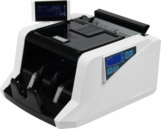 Flash-uitverkoop 👍 Merkloos Truskore® - Geldtelmachine - Biljettelmachine - Waardetelling Mix Biljetten - 1000 Biljetten/minuut - 4-voudig Valsgelddetectie - Optel & Batch-functie - Draaghendel - Alarm - Incl. Gratis Opberg- En Stofhoes én Vals Geld Stift 🤩 3 Flash-uitverkoop 👍 Merkloos Truskore® - Geldtelmachine - Biljettelmachine - Waardetelling Mix Biljetten - 1000 Biljetten/minuut - 4-voudig Valsgelddetectie - Optel & Batch-functie - Draaghendel - Alarm - Incl. Gratis Opberg- En Stofhoes én Vals Geld Stift 🤩