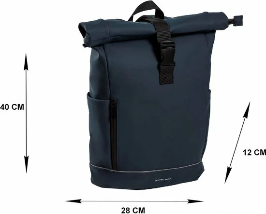 Coupon โ Daniel Ray Highlands Rolltop Laptop Rugzak Waterproof - 15,6 Inch - Donkerblauw ๐ 12 Coupon โ Daniel Ray Highlands Rolltop Laptop Rugzak Waterproof - 15,6 Inch - Donkerblauw ๐ - Afbeelding 10