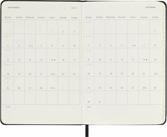 Beste Verkoop ๐ Moleskine 12 Maanden Agenda - 2023 - Dagelijks - Pocket - Harde Kaft - Zwart ๐ฅ 7 Beste Verkoop ๐ Moleskine 12 Maanden Agenda - 2023 - Dagelijks - Pocket - Harde Kaft - Zwart ๐ฅ - Afbeelding 5