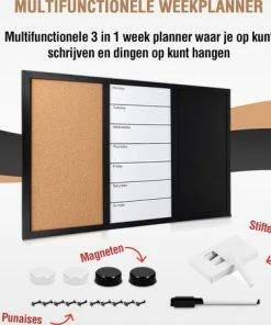 Coupon ๐ HMerch 3-in-1 Weekplanner Magneetbord En Prikbord - Whiteboard En Krijtbord Voor Gezin / Familie - Familieplanner 2023 - To Do Planner Memobord - Maandplanner - Voor Volwassenen En Kinderen ๐งจ 15 Coupon ๐ HMerch 3-in-1 Weekplanner Magneetbord En Prikbord - Whiteboard En Krijtbord Voor Gezin / Familie - Familieplanner 2023 - To Do Planner Memobord - Maandplanner - Voor Volwassenen En Kinderen ๐งจ -A-journal shop 550x453 5