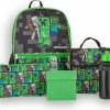 Promo 🔔 Minecraft Rugzak Creeper Zombie Skeleton 5 Pieces - Hoogte 44cm 🤩 -A-journal shop 550x455 1